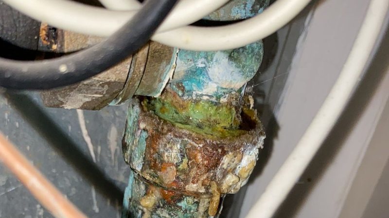 Kat istasyonu ciddi korozyon ileri evre